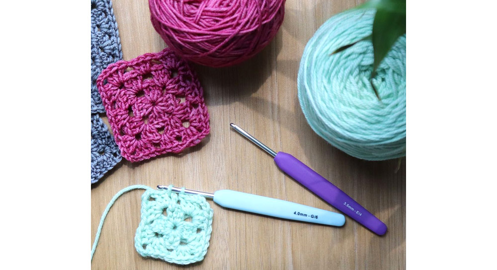 Crocheted Granny Squares