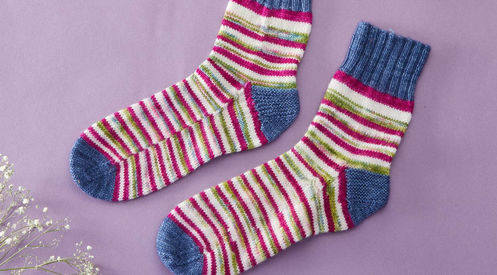 Knit Your First Pair of Socks - Easy and Free Pattern Guide